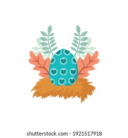 Icono de la Llanura de Amor Azul de Huevo de Pascua