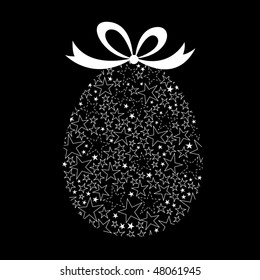 Easter Egg with Bow