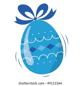 Easter Egg with Bow