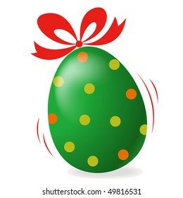 Easter Egg with Bow