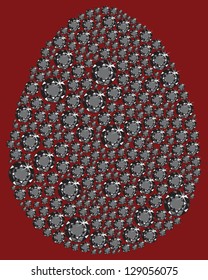 Easter Egg from brilliants