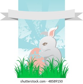 Easter Egg & Bunny Template