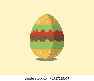 Easter Egg Burger Edition Hamburger