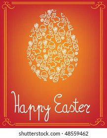 Easter egg card