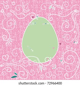 easter egg card