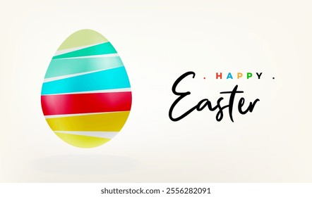 Easter egg card background design