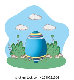 easter egg cartoon