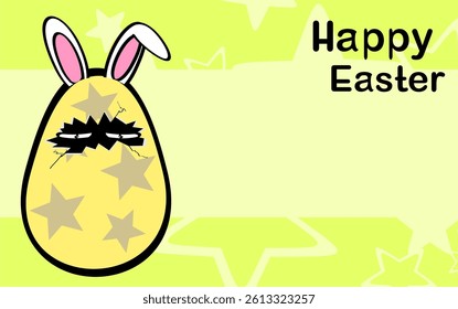 easter egg cartoon background in vector format