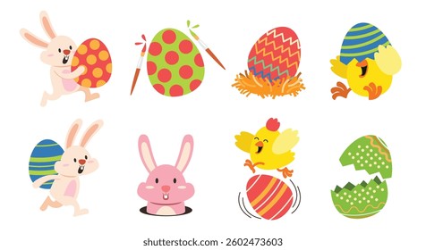 Easter Egg Cartoon Characters Collection