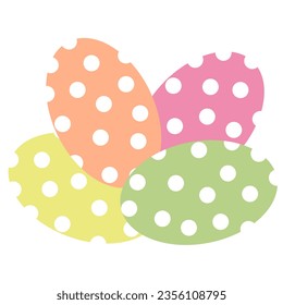 easter egg cartoon icon style