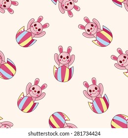 easter egg , cartoon seamless pattern background