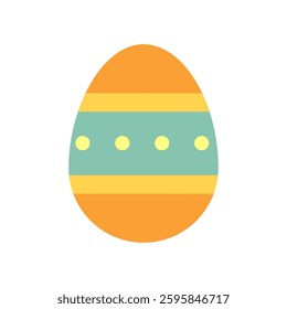 Easter egg celebration decoration design element.