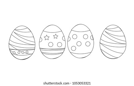 Easter egg celebration illustration vector isolated