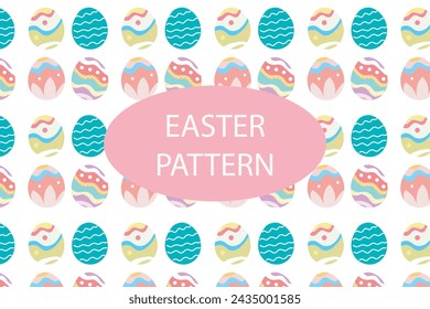 easter egg celebration pattern background