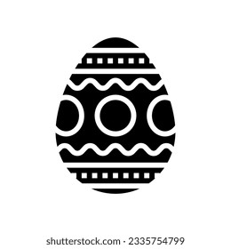 easter egg chicken farm food glyph icon vector. easter egg chicken farm food sign. isolated symbol illustration