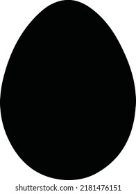 Esbozo de la forma del huevo de pollo de Pascua