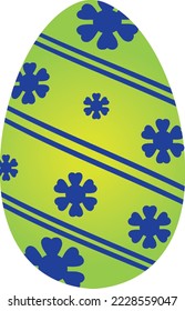 Osterei, bunter Ostereier-Symbol  