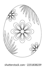 Easter Egg Coloring Book for kids