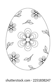 Libro de colorear huevos de Pascua para niños