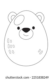 Easter Egg Coloring Book for kids