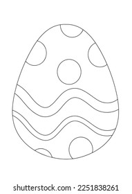 Easter Egg Coloring Book for kids