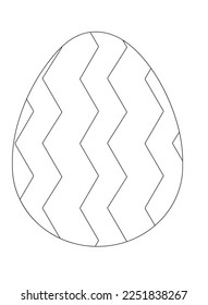 Easter Egg Coloring Book for kids
