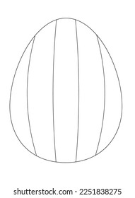 Easter Egg Coloring Book for kids