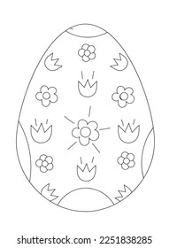 Libro de colorear huevos de Pascua para niños