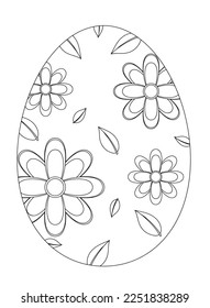 Easter Egg Coloring Book for kids