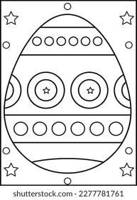 Easter Egg Coloring Pages for Kids
