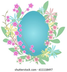 Easter egg in colors