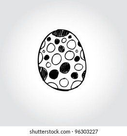 easter egg decorate, good for coloring and drawing