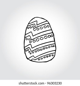 easter egg decorate, good for coloring and drawing