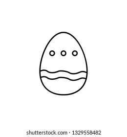 Easter, egg, decoration icon. Element of easter day icon. Thin line icon for website design and development, app development. Premium icon