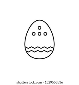 Easter, egg, decoration icon. Element of easter day icon. Thin line icon for website design and development, app development. Premium icon