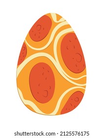 easter egg decoration icon isolated