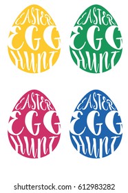 Easter egg design, egg hunt