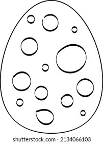  Easter egg design for print or use as poster, card, flyer or T Shirt