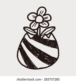 Easter egg doodle