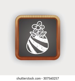 Easter egg doodle