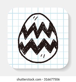Easter egg doodle