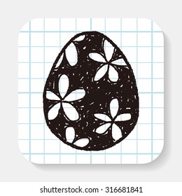 Easter egg doodle