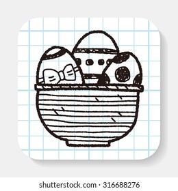 Easter egg doodle