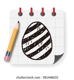 Easter egg doodle