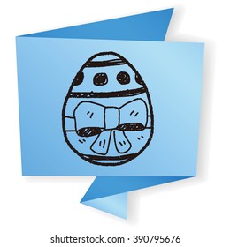 Easter egg doodle