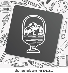 Easter egg doodle