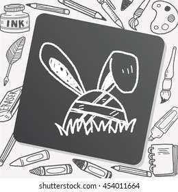 Easter egg doodle