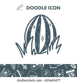 Easter egg doodle