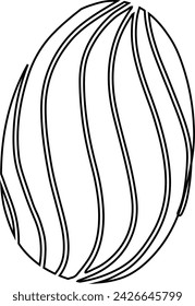 Easter egg doodle for the holiday.