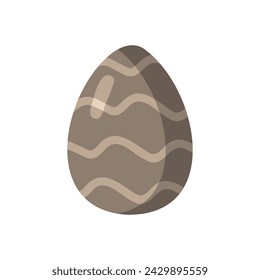 Huevo de Pascua en estilo doodle